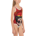 All-Over Print Kids Swimsuit