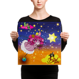 Ramona on the Stars - Canvas