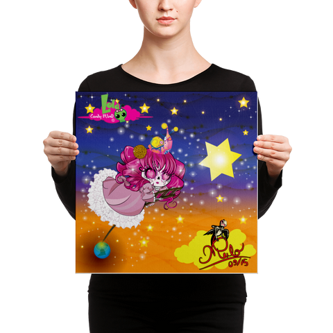 Ramona on the Stars - Canvas