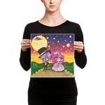 Ramona and Lalo Walking - Canvas