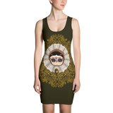 Lola Old Gold - Sublimation Cut & Sew Dress
