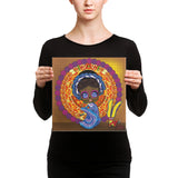 Lupe Blue Dress - Canvas