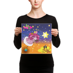 Ramona on the Stars - Canvas