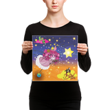 Ramona on the Stars - Canvas
