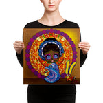 Lupe Blue Dress - Canvas
