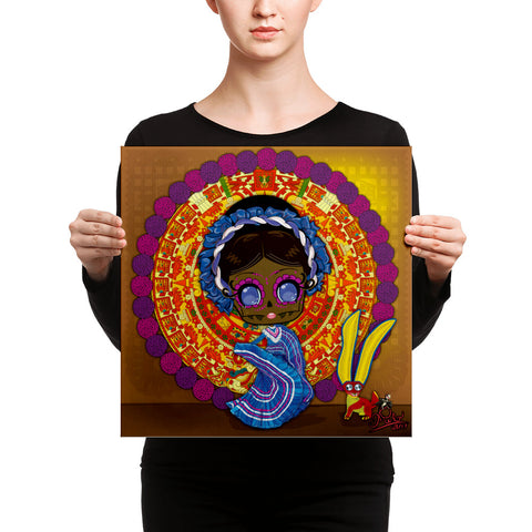 Lupe Blue Dress - Canvas